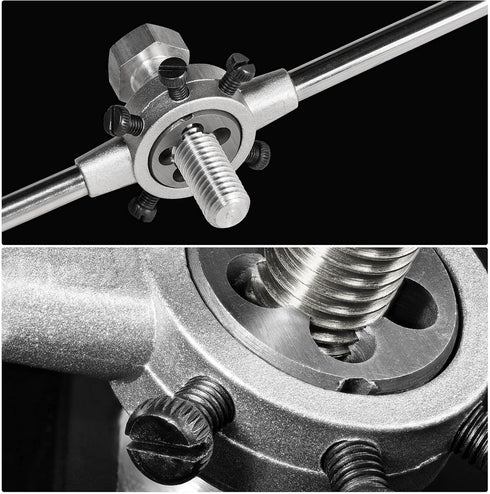 uxcell Die Stock Handle Wrench Holder for Metric M12-M14 / 24mm-38mm OD Round Die...