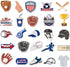 Baseball PVC Waterproof Stickers(50pcs) for Bottles,Luggages,Laptop,Skateboard,Notebooks,Cars,Motorcycles,Bicycles...