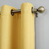 No. 918 Montego Casual Textured Semi-Sheer Grommet Curtain Panel, Yellow, 48" x 84", Single Panel...