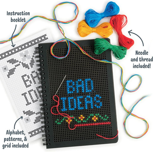 Genuine Fred STITCH PLZ, DIY Cross Stitch Journal Kit...