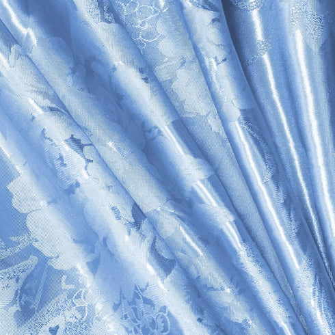 Satin Jacquard Fabric, 49" Wide Peony Pattern Shiny Silky Brocade Fabric for Dress, Shirts, tablecloth, table Runner, Wedding Decor, DIY Crafts, 1...