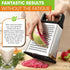 Spring Chef Professional Cheese Grater - Stainless Steel, XL Size, 4 Sides - Perfect Box Grater for Parmesan Cheese, Vegetables, Ginger - Dishwash...