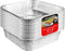 8x8 Foil Pans (10 Pack) 8 Inch Square Aluminum Pans - Foil Pans - Disposable Food Containers Great for Baking Cake, Cooking, Heating, Storing, Pre...