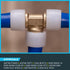 SharkBite 1/2 Inch Expansion Tee for PEX-A Pipe, Brass Plumbing Fittings for PEX-A Tubing, UAB362LFA...