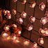 Cherry Blossom Flower String Light, 40 LED 13FT Pink Sakura Fairy Lights Christmas Decorative Lights Battery Powered Novelty Light for Girls Bedro...