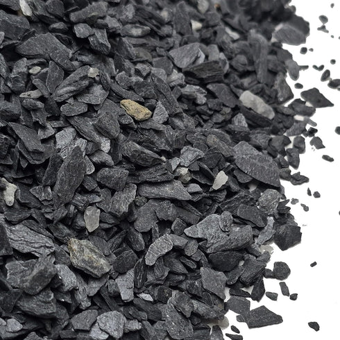 Natural Slate Stone - 1/8 to 1/4 inch Slate Gravel | Perfect for Basing Models, Aquariums, Bonsai and Miniature Gardens (1lb)...