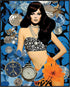 Posterizer 1 pcs-vintage woman with dimaons collage-Retro Art-Abstract & Modern Art-Gift for Art Lovers- UNFRAMED Wall Art...