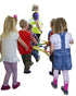Grab & Go Children's Walking Rope (6 child). Teacher Designed. Extra Safety Feature on Handles. Strong Fabric & Heavy Duty Stitching. Includes Lea...