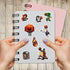 Pack 50 PCS Basketball Stickers Print Outdoors Theme Waterproof Vinyl Decals for Men Boys Teens Adults Sports Players Labels Decor Phone Case Wate...