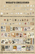 Knaid 200 Pieces Vintage Ephemera Pack Decoupage Paper Junk Journal Kit Scrapbook Planner Sticker Supplies for Art Journaling Bullet Journals Coll...