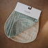 mushie Muslin Baby Burp Cloths | 100% Organic Cotton, Set of 2 (Roman Green/Fog)...