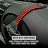 Universal Car Phone Holder | Hands-Free Mount for Steering Wheel | Auto Smartphone Stand - Easy Install, Secure & Adjustable (H 3.5)...