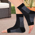 1 Pack Compression Plantar Fasciitis Socks Ankle Compression Sleeve Heels Arch Supports & Heel Pain Relief Ankle Supports for Men and Women (Black...