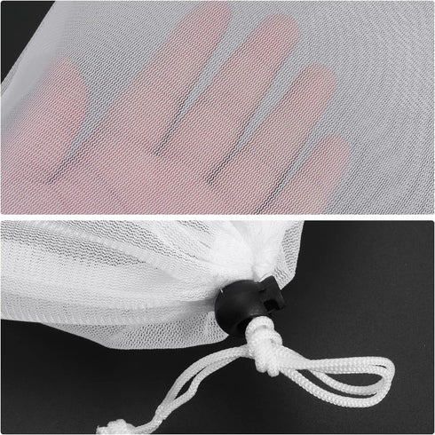 Pool Clean Vacuum Replacement Bag Nylon Fine Mesh Net with Pull and Lock for Leaf Catcher for Leaf Bagger for Leaf Bagger for Leaf Vacuum for Leaf...