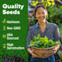Home Grown Premium Common Mint Seeds - 1800 Non-GMO Heirloom Herb Seeds, USA Sourced | Ideal for Planting Mint Seeds Outdoors or Indoors for a Fre...