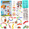 Original Stationery Art Adventure Shrink It Studio, Keychain Maker Kit for Boys to Make Awesome Charms with 110+ Pieces, Fun Shrink Art Kits for K...