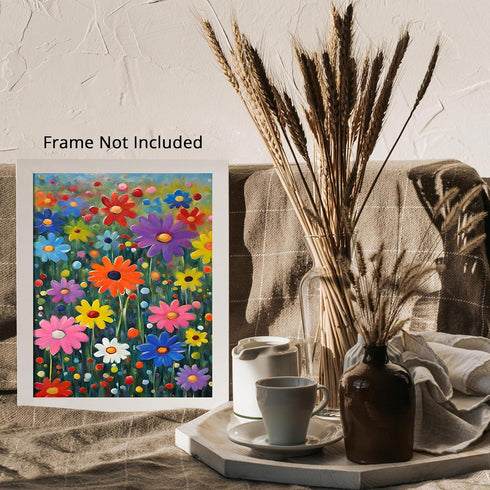 Posterizer 1 pcs-floral- plants design for nature lovers-oil painting style 14-Floral & Botanical Art-Landscape & Nature Art-Decor for Home & Offi...