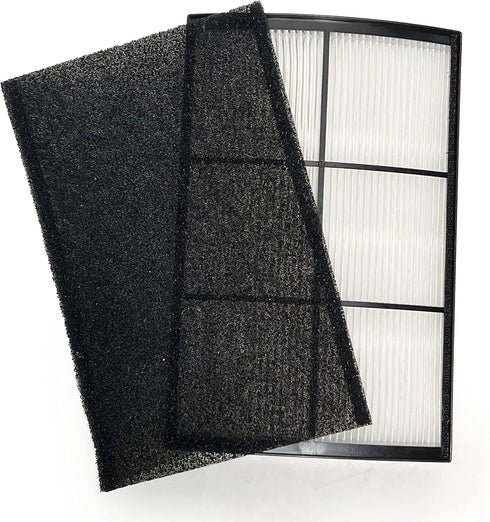 Nispira 2-in-1 True HEPA Activated Carbon Filter Replacement For Purezone Breeze Desktop Air Purifier PECOMPAP 1 Pack...
