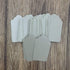 Gift Tags, 100pcs Silver Paper Tags with String...