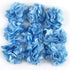 Worlds 10pc Boutique Lace Chiffon Fabric Flower Mesh Flowers 2" Inch (Blue)...