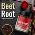 HERBAMAMA Beet Root Gummies - Chewable Vitamins from Beet Root Extract - Beet Root Supplements for Bolstering Energy Levels - 12000 mg, 90 Chews...