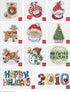 LEISURE ARTS Cross Stitch Holiday Ornaments Galor Cross Stitch Book- Cross stitch pattern kits from snowmen to elves to woodland creatures, 98 Chr...