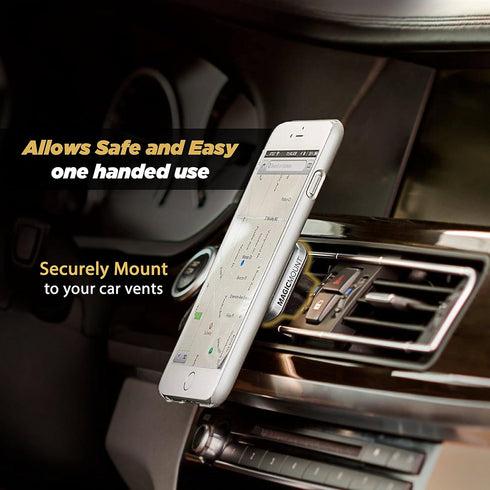 Scosche MPVB MagicMount Pro Magnetic Car Phone Holder Mount - Universal with All Devices - Air Vent Mount...