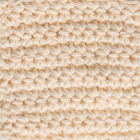 Lily Sugar 'N Cream Super Size Solid Yarn, 4oz, Gauge 4 Medium, 100% Cotton - Cream - Machine Wash & Dry...