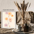 Posterizer 1 pcs-minimalist dainty flowers in orange and purple art 5-Abstract & Modern Art-Floral & Botanical Art-Chic Home Decor- unframed wall ...