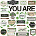 Bulletin Board Decoration Plant Farmhouse Welcome Bulletin Board Decor Set Postive Inspirational Motivational Cutouts Posters Kit Classroom School...