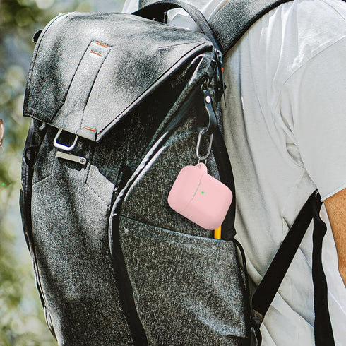 for AirPods Case Cover, Come with Cleaner Kit, Soft Silicone Protective Cover with Buckle for Women Men Compatible with Apple AirPods 2nd 1st Gene...