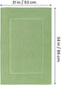 Utopia Towels Cotton Banded Rug, Bath Mats, Not a Bathroom Rug, 21 by 34 Inches, 100% Ring Spun Cotton, Highly Absorbent Shower Bathroom Floor Mat...