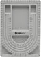The Beadsmith Bead Board, Grey Flocked, 3 U-Shaped Channels, 6 Recessed Compartments, 9.5 x 13 inches, Design Boards for Creating Bracelets, Neckl...