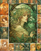 Decoupage Paper Pack (35 Sheets 6"x8") Pretty Lovely Woodland Fairy Ladies Surrounded by Flowers and Nature FLONZ Art Nouveau Alphone Mucha Vintag...