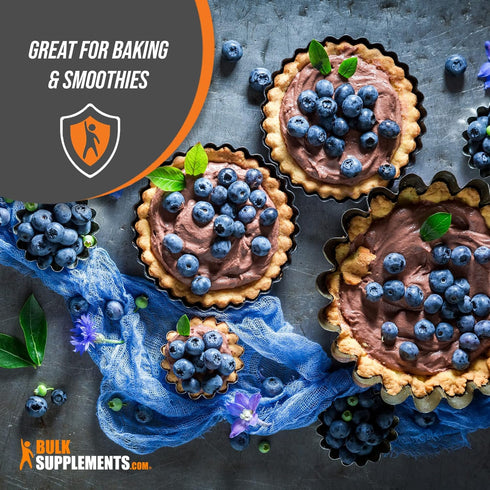 BulkSupplements.com Blueberry Extract Powder - Anthocyanin Supplement - Wild Blueberry Powder - Antioxidants Supplement - Smoothie Powder - Bluebe...