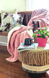 Tache 1 Piece 18 X 18 Inch Cupid's Horn Throw Pillow Cushion Cover...