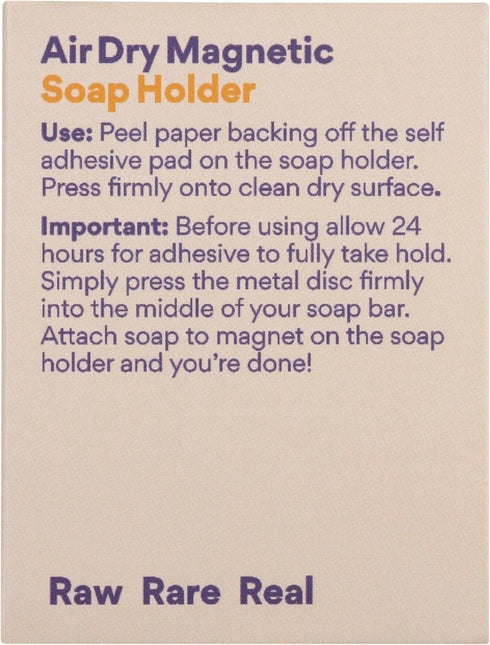 Beauty and the Bees Air Dry Magnetic Soap Holder in-Shower Storage for Soaps Bars - No More Soggy Soaps - Wooden Soap Dish Dispenser Bath Kitchen ...