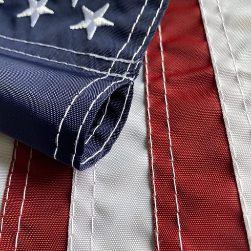 Embroidered American Flag Garden Flag - 12 x 18 Inches Outdoor Patriotic Americana Decor for Homes and Gardens- 210D Nylon Sewn...