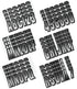 Hardline Products Series 300 Factory Matched 3-Inch Boat & PWC Registration Number Kit, White/Black - WHBKG300...