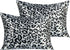 NTBAY 2 Pack Satin Standard Pillowcases for Hair and Skin, Luxurious and Silky Leopard Printed Pillow Cases with Envelope Closure, 20x26 Inches, B...