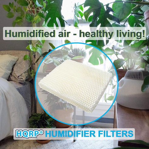 HQRP 2-Pack Wick Filter Compatible with Vornado MD1-0034 Replacement EV100, EV200, EVDC300, EVDC500, Evap2, Evap40 Evaporative Humidifiers