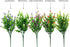 10 Pcs Artificial Flowers, Fake Outdoor Flowers UV Resistant, Lifelike Plastic Flowers for Indoor Outdoors Home Office Garden Wedding Sidewalk Tri...