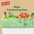Glad Kitchen Compost Bags, 100% Compostable Bag, 2.6 Gallon, Unscented - 22 Count...