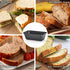 HONGBAKE Mini Loaf Pan for Baking Bread, 6 x 3.3 x 2 In Nonstick Small Banana Bread Tins Set of 3, Tiny Carbon Steel Meatloaf Pan - Dark Grey...