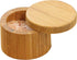 Round Bamboo Salt Box Eco-Friendly, 100% Organic bamboo, Professional-Grade,The best salt storage container on the market....