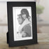 Malden 4x6 Picture Frame - Wide Real Wood Molding, Real Glass - Black...