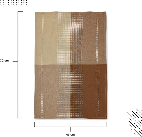 Encasa Cotton Kitchen Towel Set - Super Absorbent 28"x18" Tea Towels & Dish Cloths for Washing Up, Drying Dishes, and Cleaning - Ultra Soft and Du...