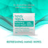 Handynaps Alcohol-Free Hand Wipes With Fresh Lemon Scent, Gentle On The Skin - Box of 100 Individually Wrapped Wipes For Adults and Kids, Travel E...