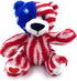 USA Bear American National Flag Stuffed Toy Bear Plush Animal Bear 8 Inch Souvenir Gifts for Kids...