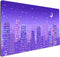 Purple Anime Desk Mat Japanese Tokyo City Mousepad Retro Neon Pixel XXL Deskmat Gaming Anime Cool Kawaii Large Mouse Pad Keyboard Mouse Mat Desk P...